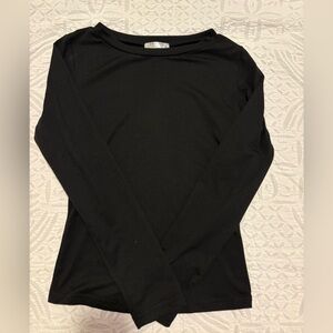 Classic Black Long Sleeve Top